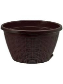Кашпо подвес. на усах v-4,5 л, т-коричневый (КШ-8614)