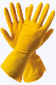 Перчатки хоз. латексные  р-р L 12 шт/у