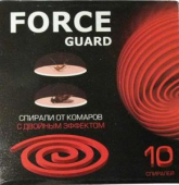 Спирали от комаров FORCE guard Двойной эффект красные /60/