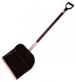 Лопата снеговая пласт.в сборе с планкой №2 400х465 d-35 мм