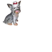 Собачка Ризеншнауцер сидит  Н-20см (F576)