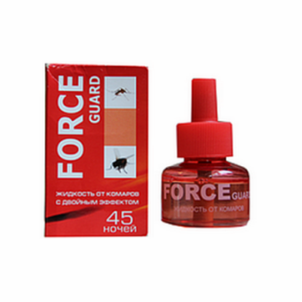 Жидкость от комаров FORCE guard красная /24 шт/