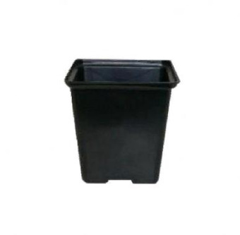 Горшок квад. 9*9*14 см, 0,8 л твердый