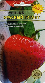 Красный гигант клубника /АСК/ 10 шт